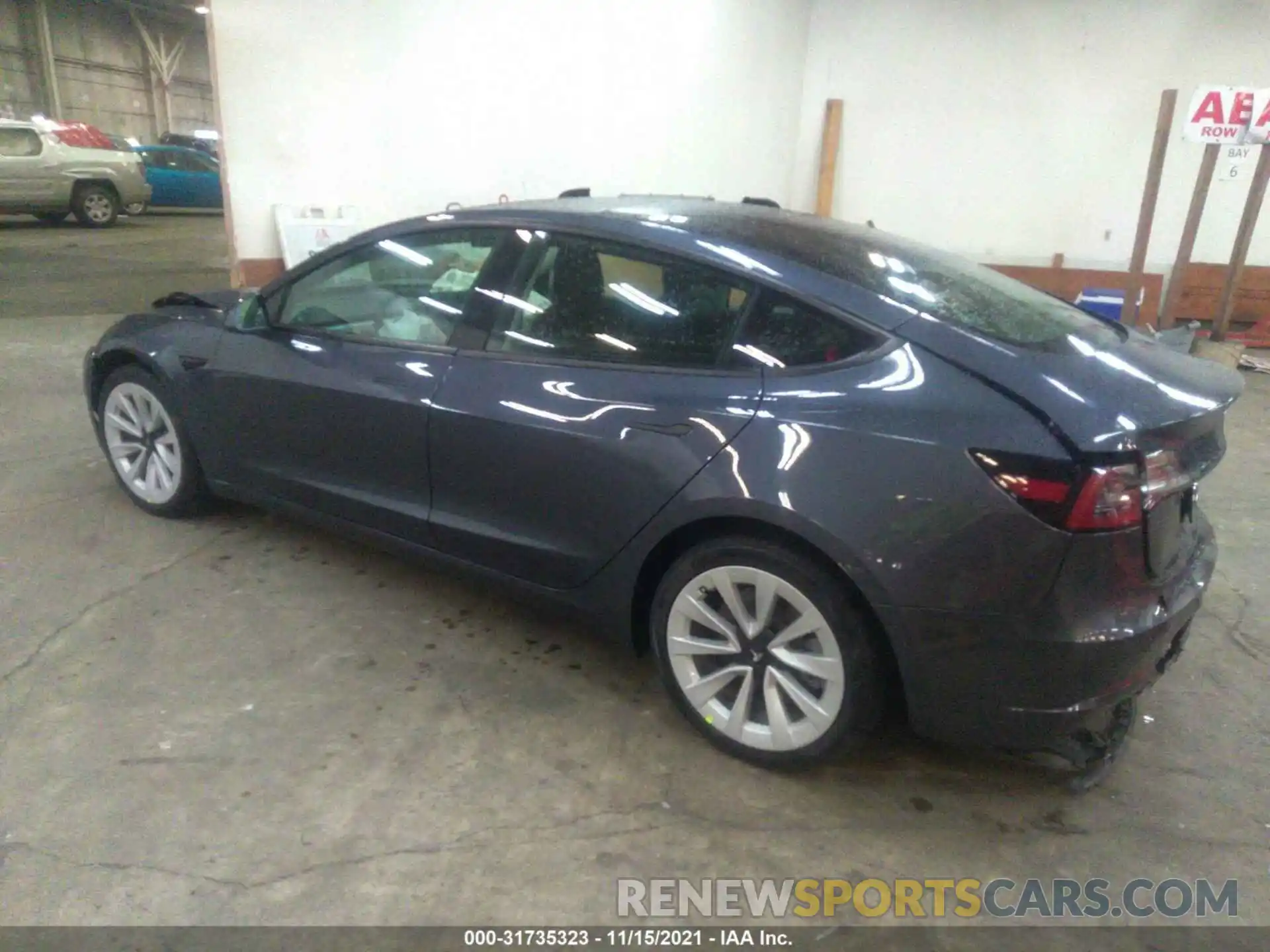 3 Photograph of a damaged car 5YJ3E1EB8NF103223 TESLA MODEL 3 2022