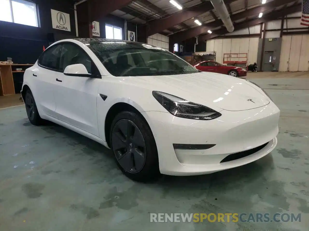 1 Photograph of a damaged car 5YJ3E1EB8NF104355 TESLA MODEL 3 2022