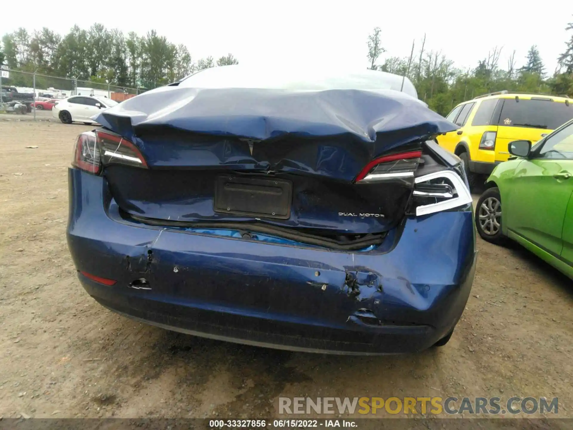 6 Photograph of a damaged car 5YJ3E1EB8NF130101 TESLA MODEL 3 2022