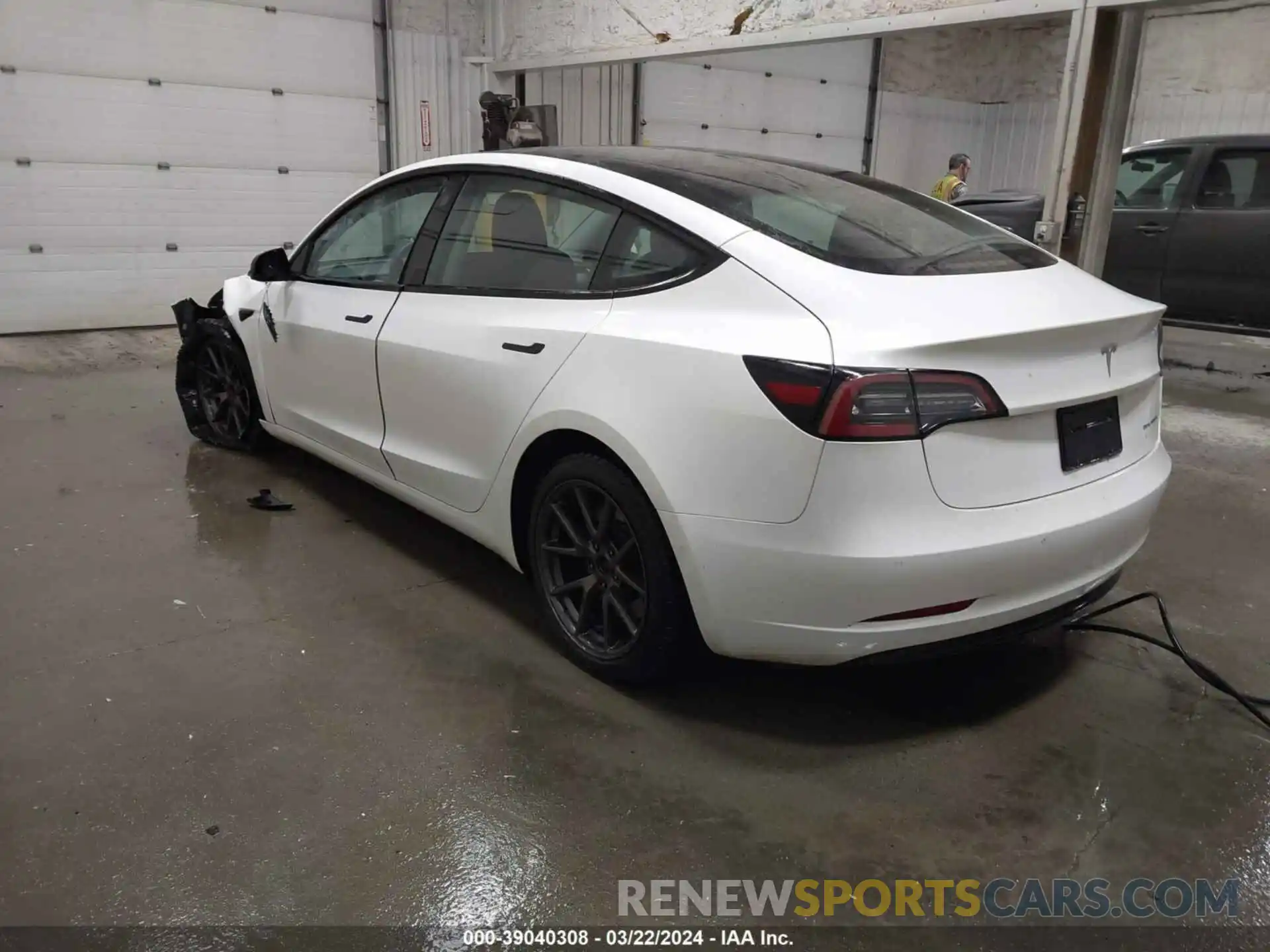 3 Photograph of a damaged car 5YJ3E1EB8NF153023 TESLA MODEL 3 2022