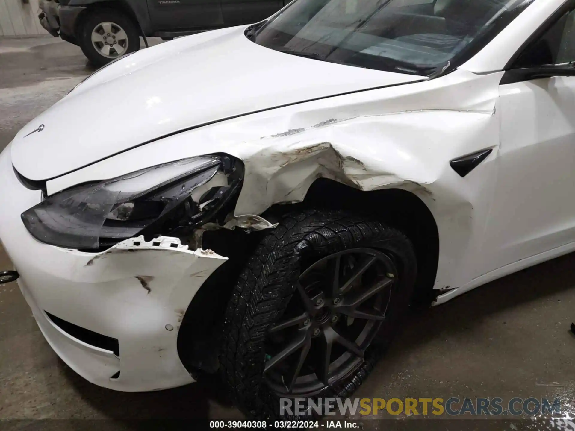 6 Photograph of a damaged car 5YJ3E1EB8NF153023 TESLA MODEL 3 2022