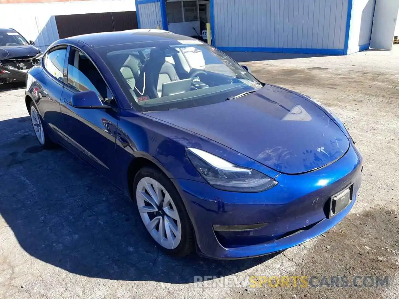 1 Фотография поврежденного автомобиля 5YJ3E1EB8NF185616 TESLA MODEL 3 2022