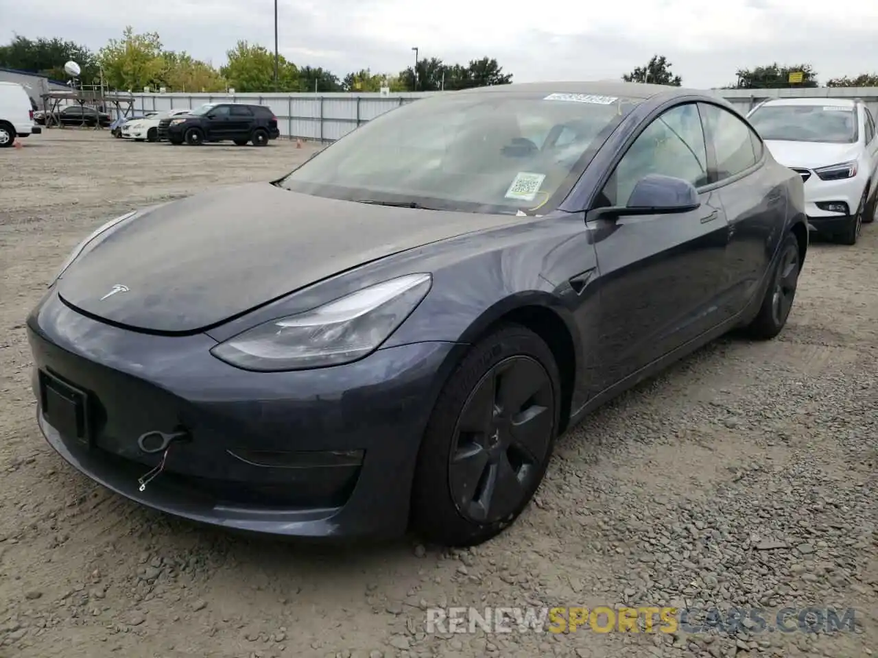 9 Photograph of a damaged car 5YJ3E1EB8NF188497 TESLA MODEL 3 2022