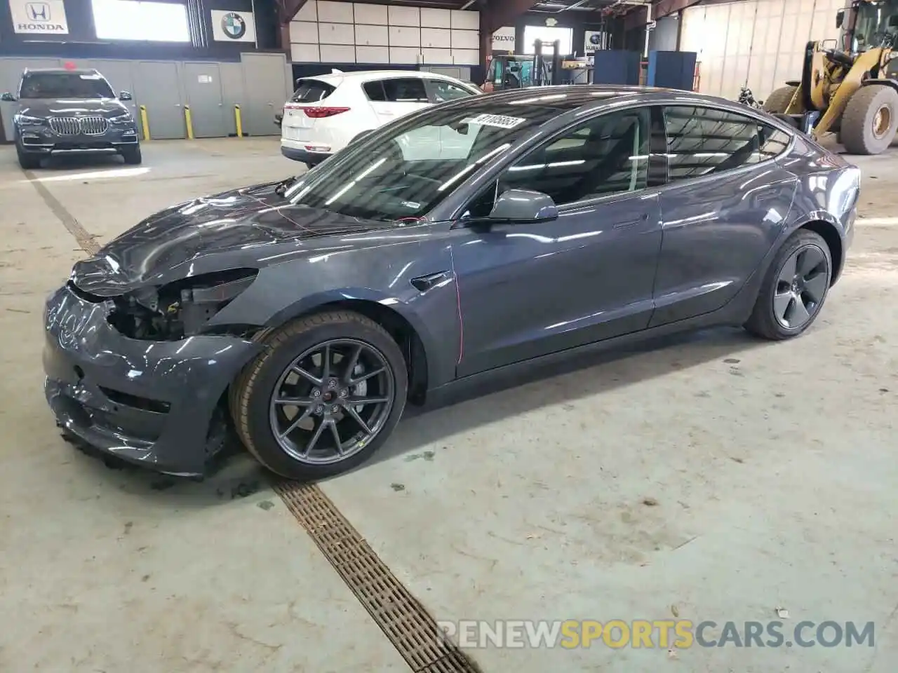 1 Photograph of a damaged car 5YJ3E1EB8NF261433 TESLA MODEL 3 2022