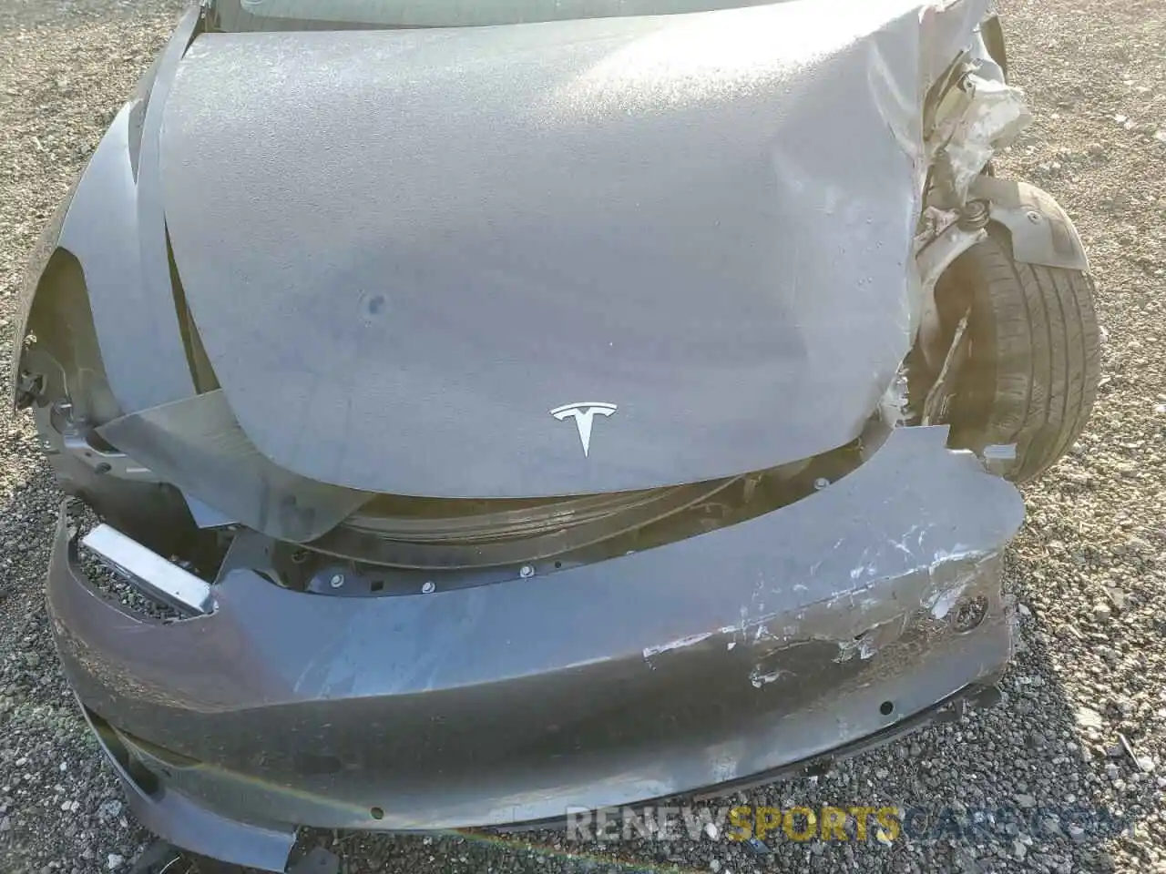 12 Photograph of a damaged car 5YJ3E1EB8NF287871 TESLA MODEL 3 2022