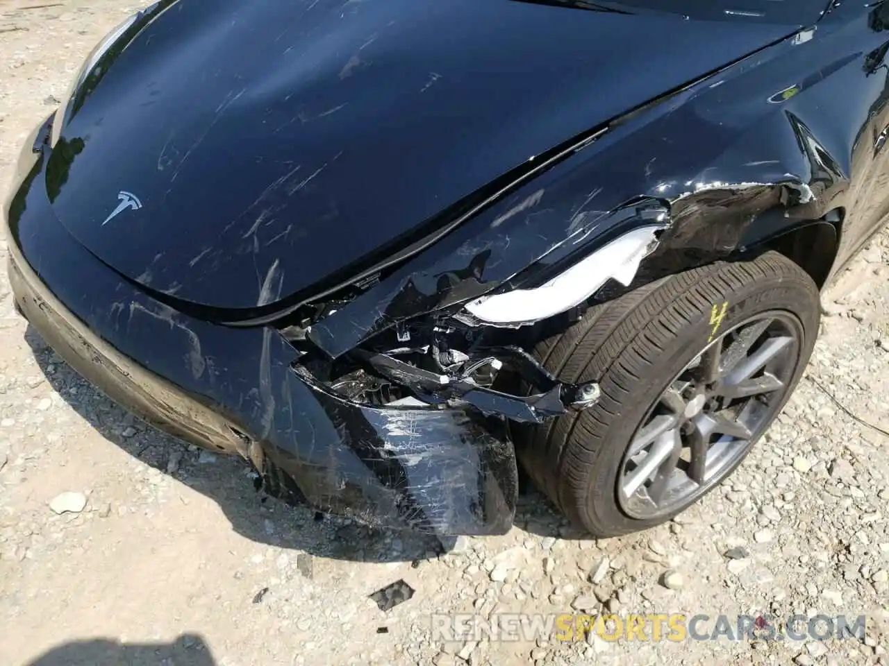 9 Photograph of a damaged car 5YJ3E1EB9NF103411 TESLA MODEL 3 2022