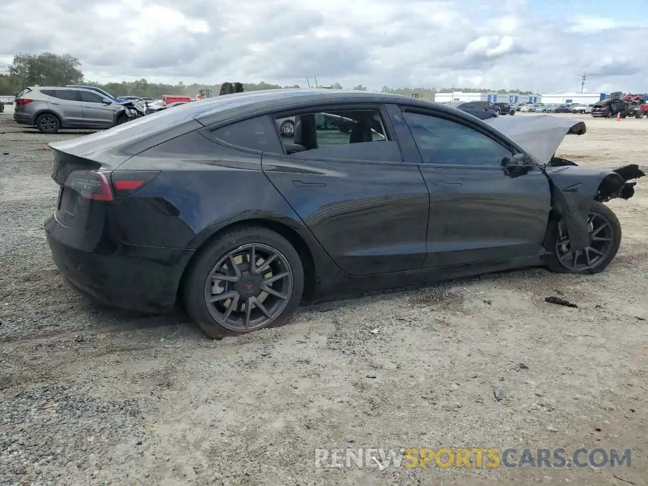 3 Photograph of a damaged car 5YJ3E1EB9NF104901 TESLA MODEL 3 2022