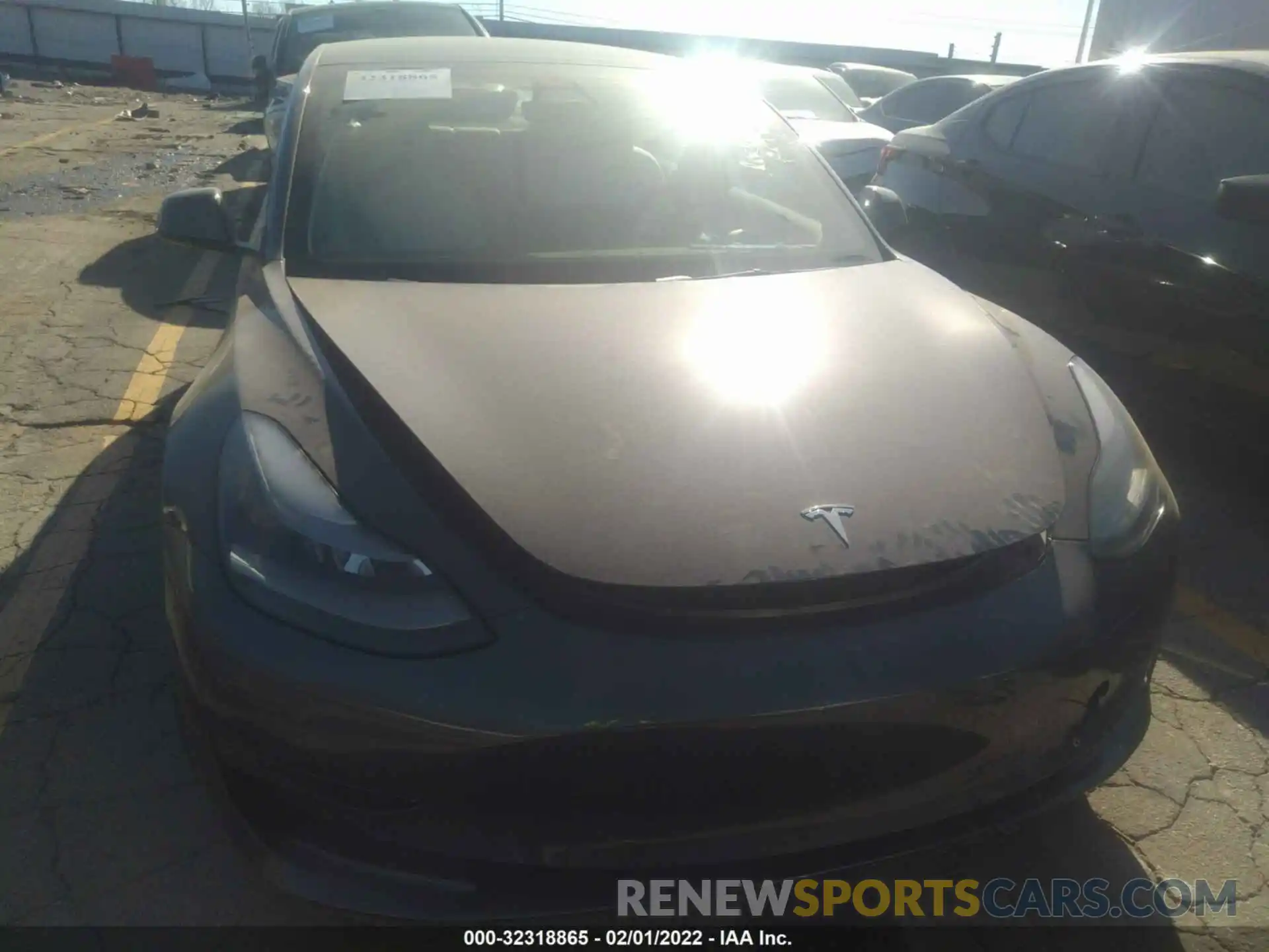 10 Photograph of a damaged car 5YJ3E1EB9NF115090 TESLA MODEL 3 2022