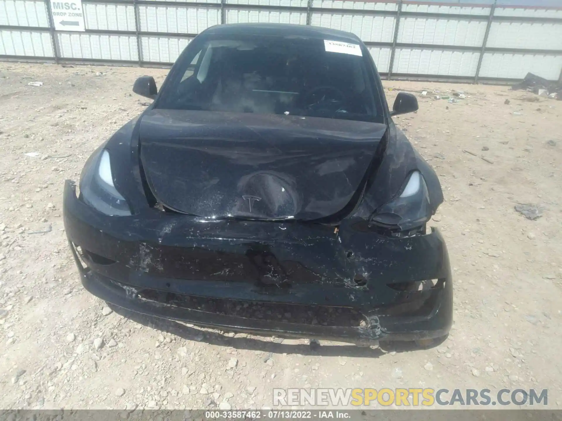 6 Photograph of a damaged car 5YJ3E1EB9NF121228 TESLA MODEL 3 2022