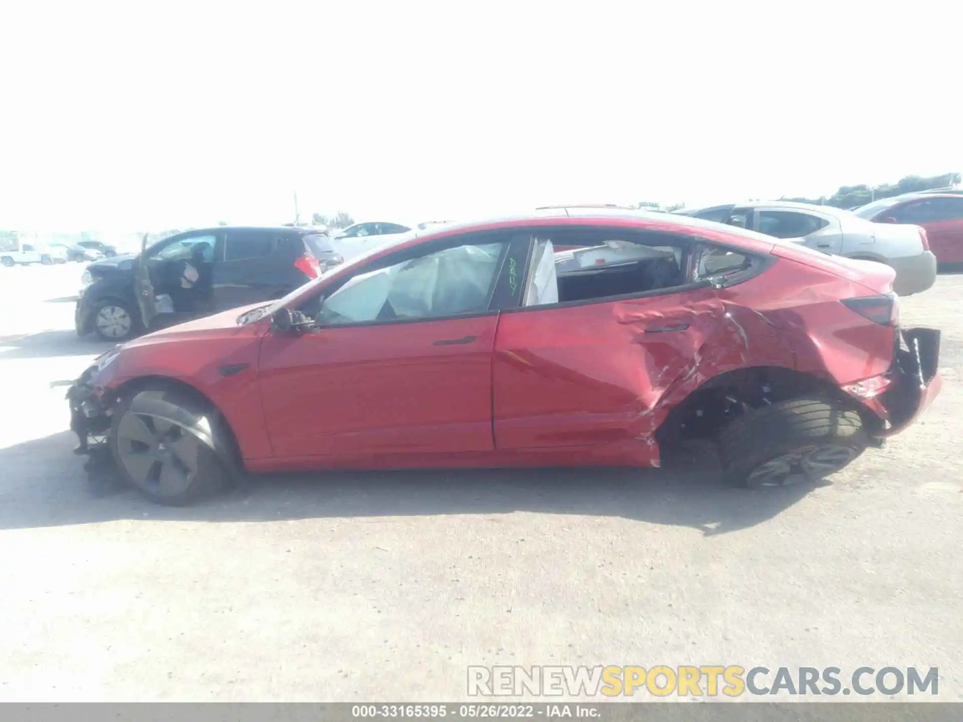 6 Photograph of a damaged car 5YJ3E1EB9NF162541 TESLA MODEL 3 2022