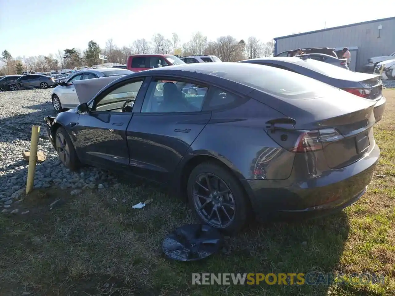 3 Photograph of a damaged car 5YJ3E1EB9NF168033 TESLA MODEL 3 2022