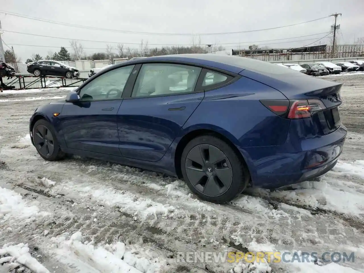 2 Photograph of a damaged car 5YJ3E1EB9NF183163 TESLA MODEL 3 2022