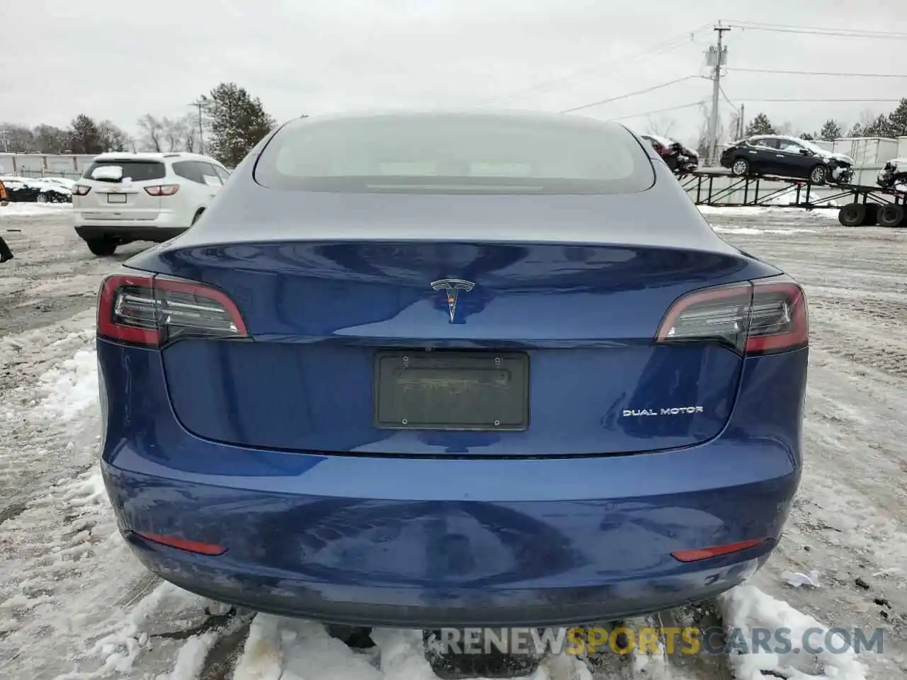 6 Photograph of a damaged car 5YJ3E1EB9NF183163 TESLA MODEL 3 2022