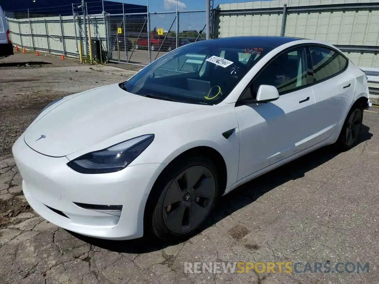 2 Фотография поврежденного автомобиля 5YJ3E1EB9NF191585 TESLA MODEL 3 2022