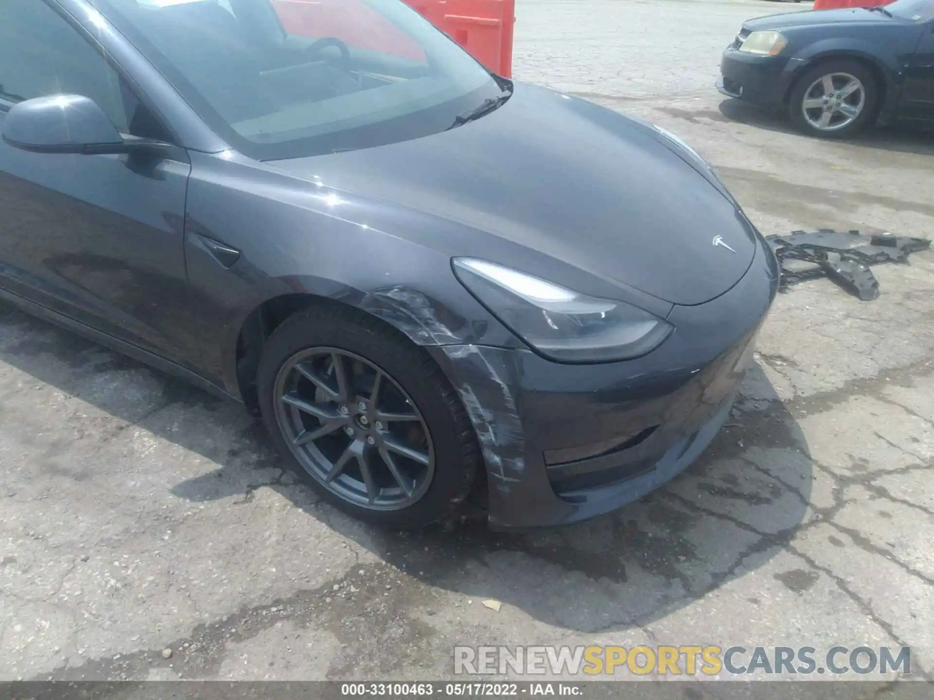 6 Photograph of a damaged car 5YJ3E1EB9NF206327 TESLA MODEL 3 2022