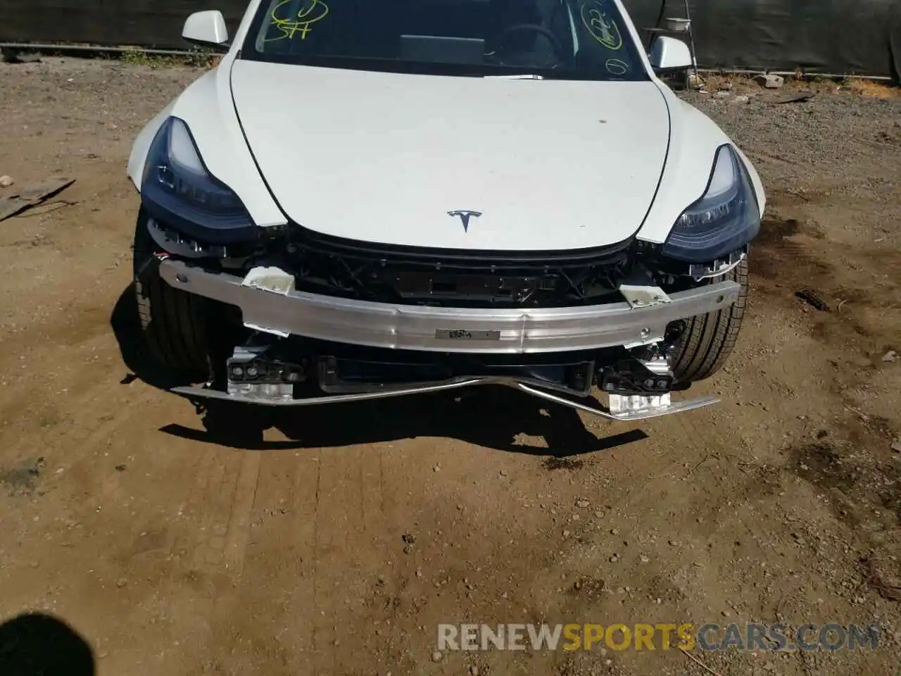 9 Photograph of a damaged car 5YJ3E1EB9NF258718 TESLA MODEL 3 2022