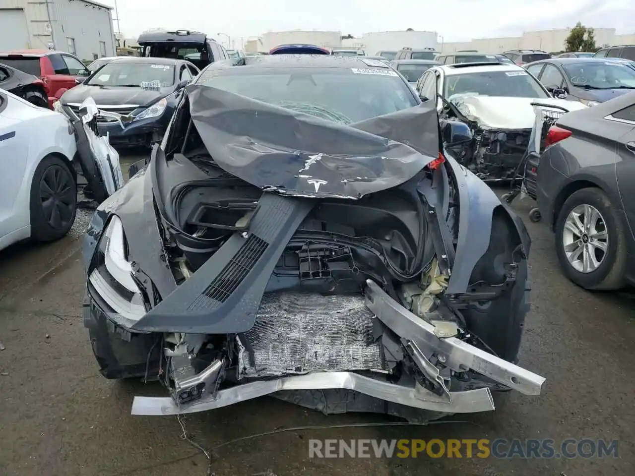 5 Photograph of a damaged car 5YJ3E1EBXNF129788 TESLA MODEL 3 2022