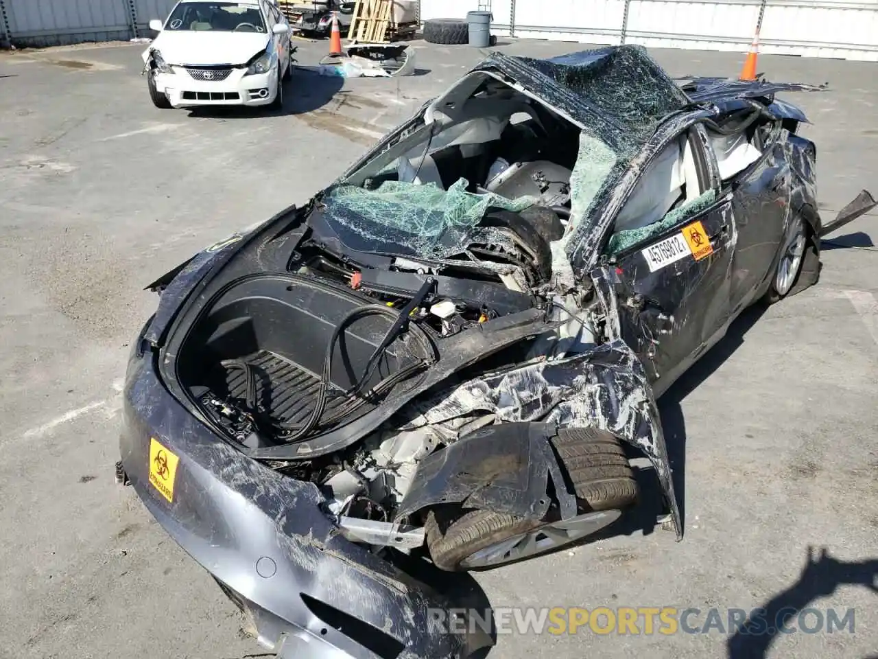 9 Photograph of a damaged car 5YJ3E1EBXNF129998 TESLA MODEL 3 2022