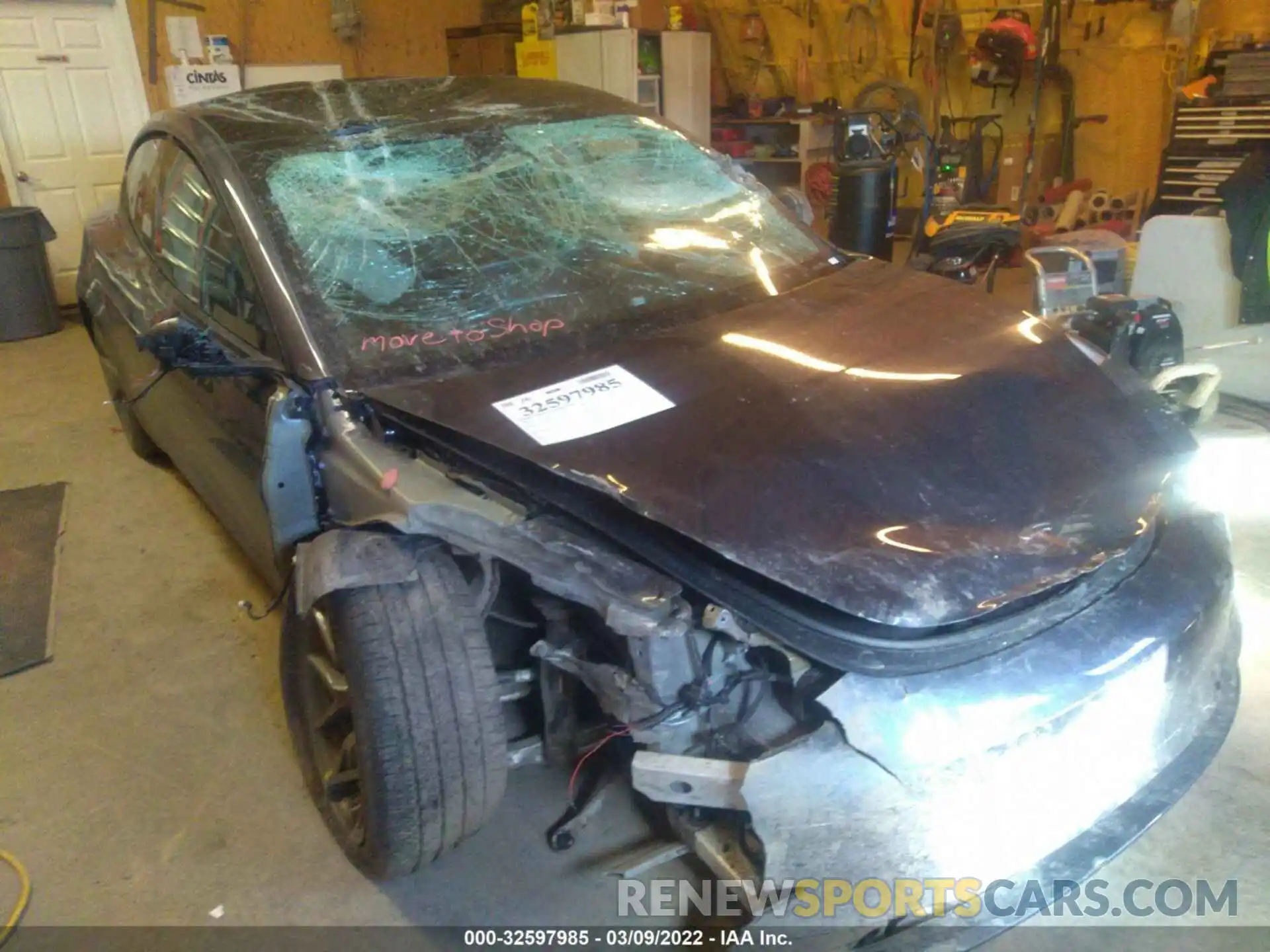 6 Photograph of a damaged car 5YJ3E1EBXNF135283 TESLA MODEL 3 2022