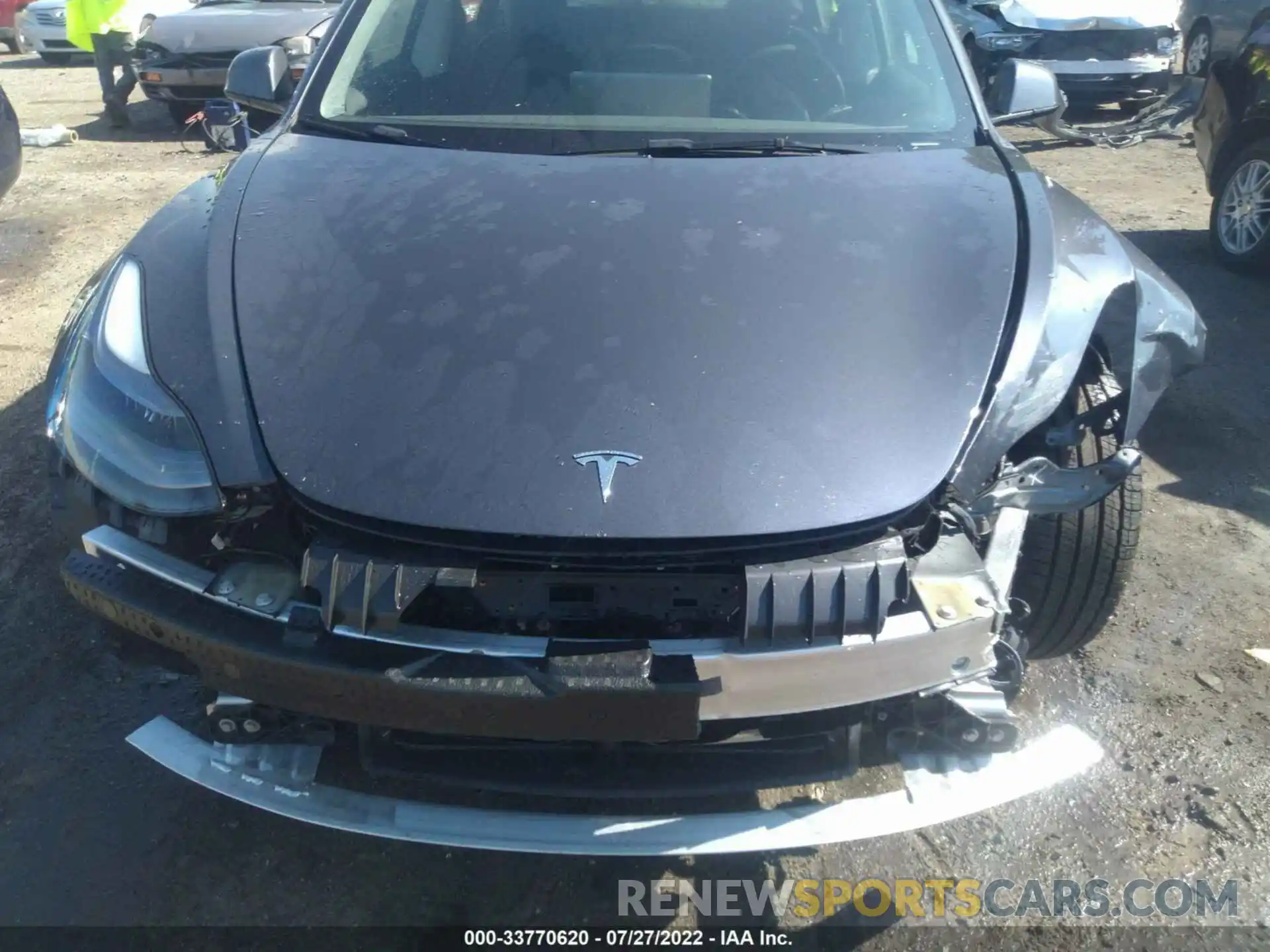 10 Photograph of a damaged car 5YJ3E1EBXNF170230 TESLA MODEL 3 2022