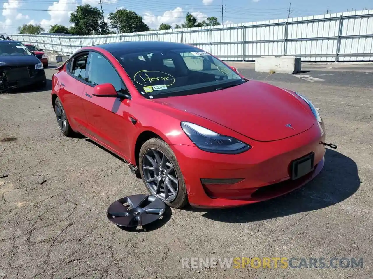 1 Фотография поврежденного автомобиля 5YJ3E1EBXNF189120 TESLA MODEL 3 2022