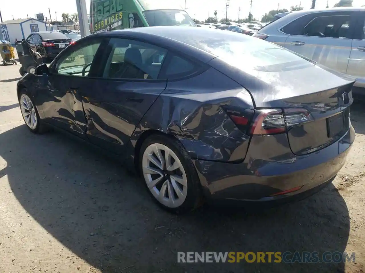 3 Photograph of a damaged car 5YJ3E1EBXNF192549 TESLA MODEL 3 2022