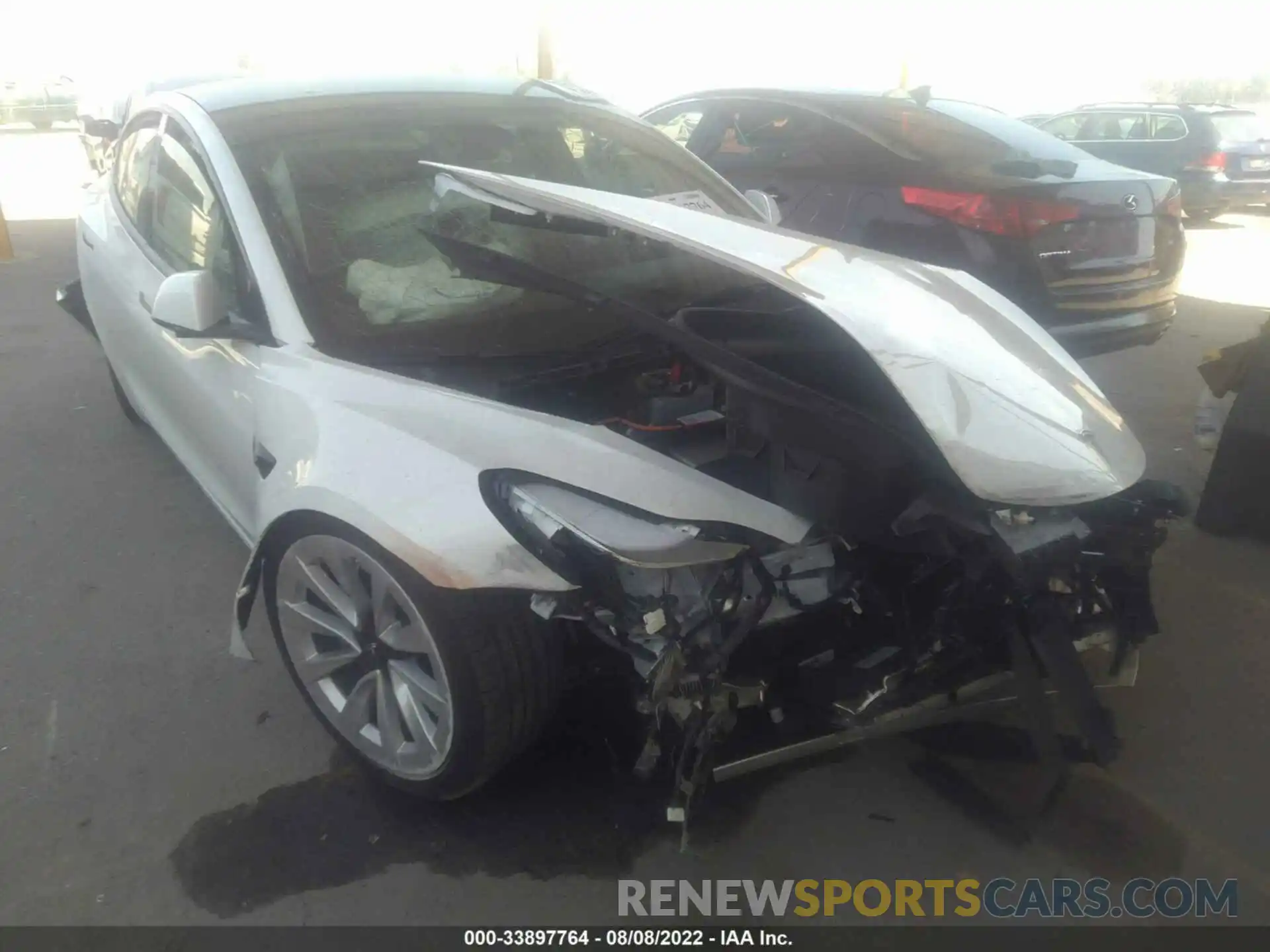 6 Photograph of a damaged car 5YJ3E1EBXNF211309 TESLA MODEL 3 2022