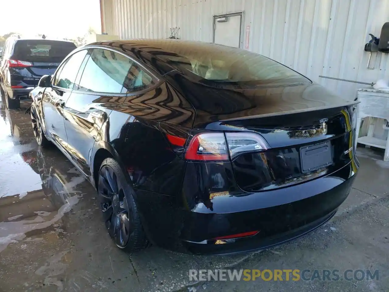 3 Photograph of a damaged car 5YJ3E1EC1NF105405 TESLA MODEL 3 2022