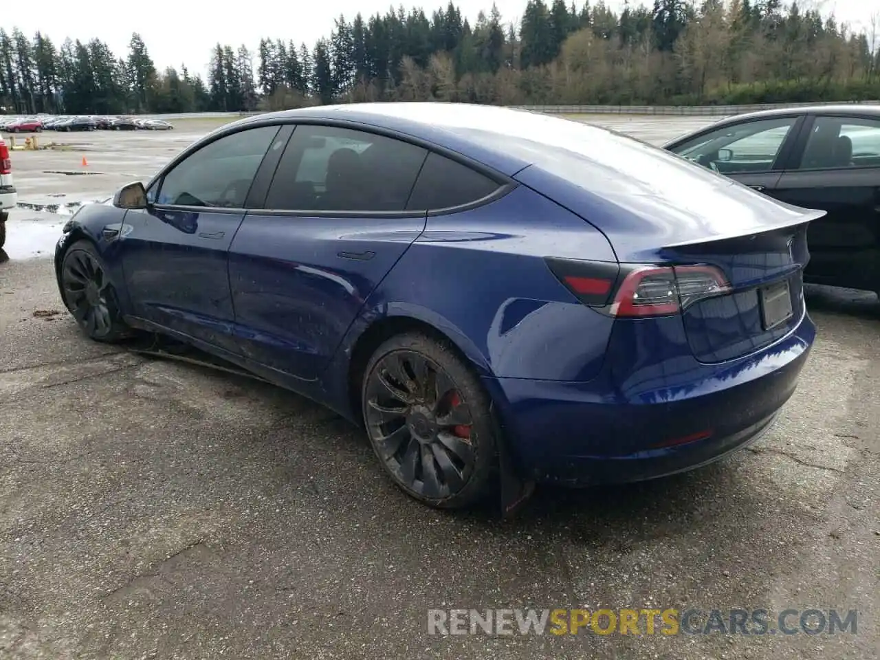 2 Фотография поврежденного автомобиля 5YJ3E1EC1NF270502 TESLA MODEL 3 2022