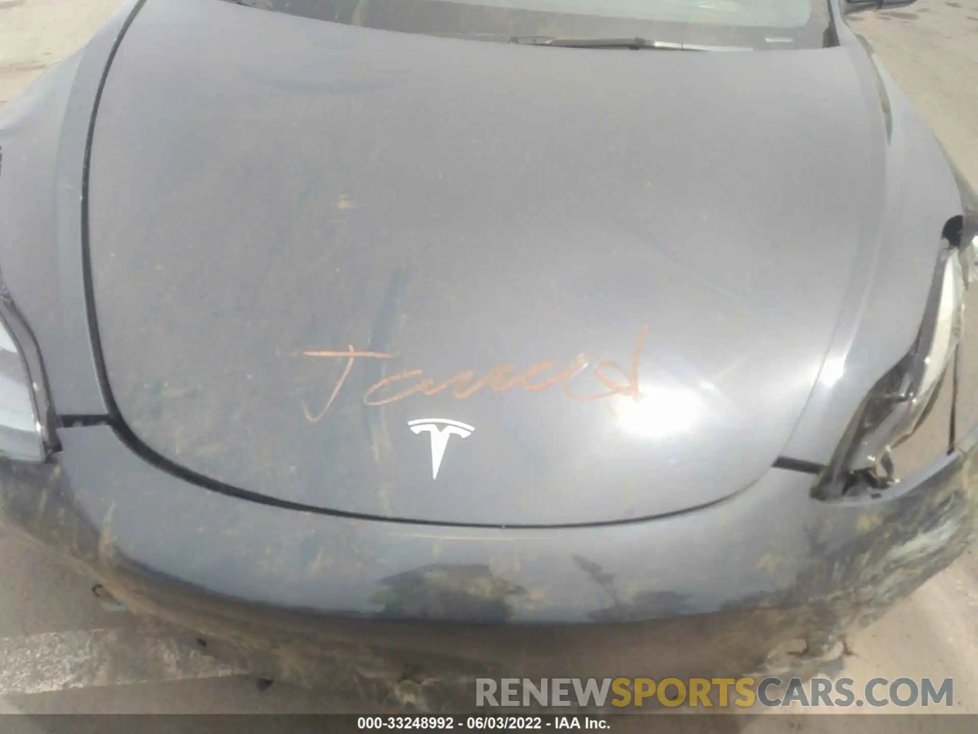 10 Фотография поврежденного автомобиля 5YJ3E1EC2NF132337 TESLA MODEL 3 2022