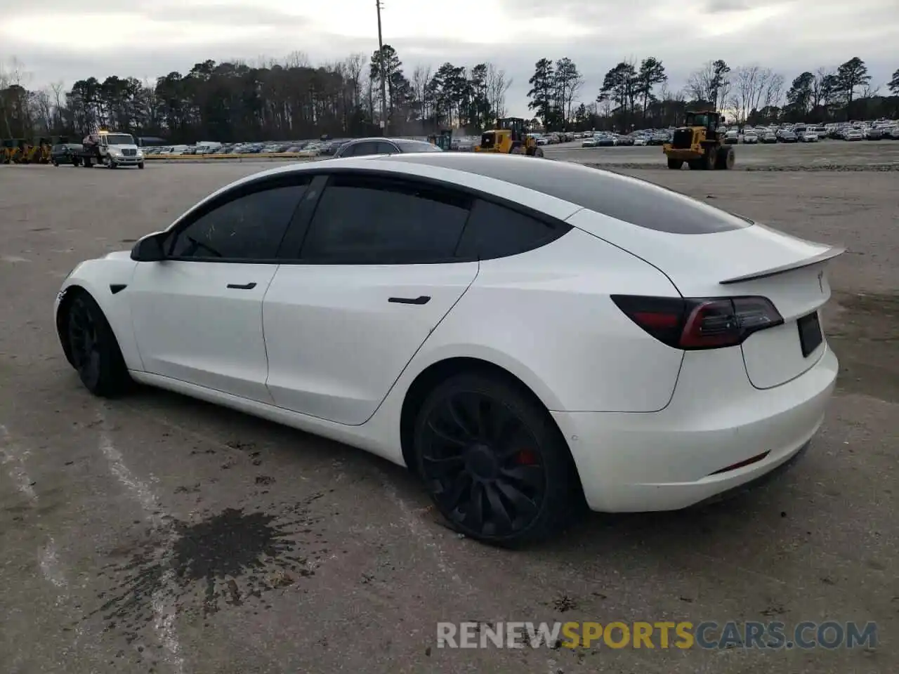 2 Photograph of a damaged car 5YJ3E1EC2NF196314 TESLA MODEL 3 2022