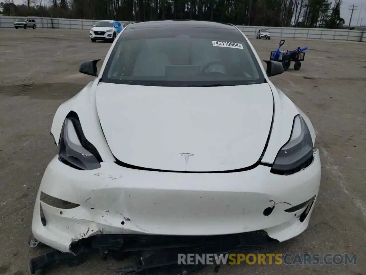 5 Photograph of a damaged car 5YJ3E1EC2NF196314 TESLA MODEL 3 2022