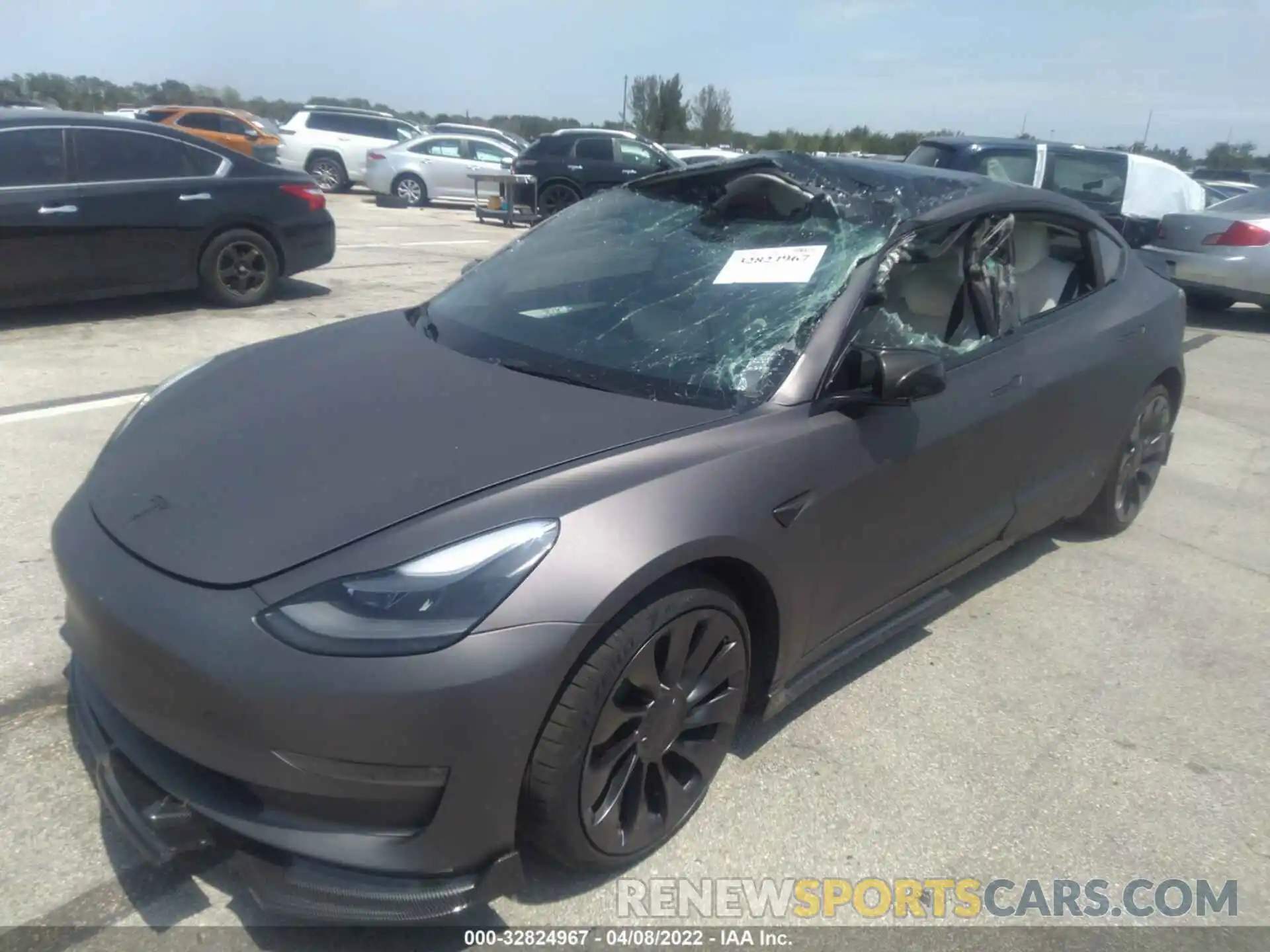 6 Photograph of a damaged car 5YJ3E1EC3NF111609 TESLA MODEL 3 2022