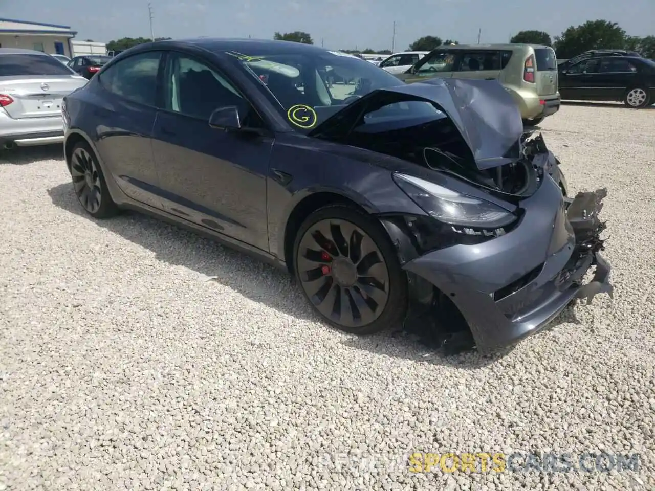 1 Фотография поврежденного автомобиля 5YJ3E1EC3NF268315 TESLA MODEL 3 2022