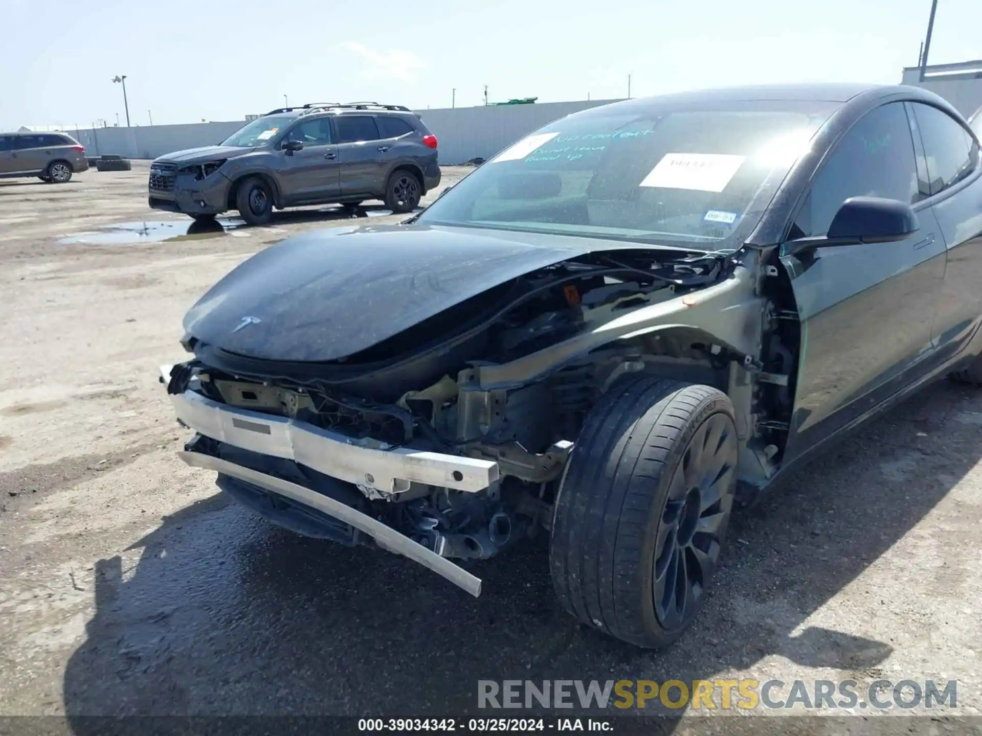 6 Photograph of a damaged car 5YJ3E1EC3NF329940 TESLA MODEL 3 2022