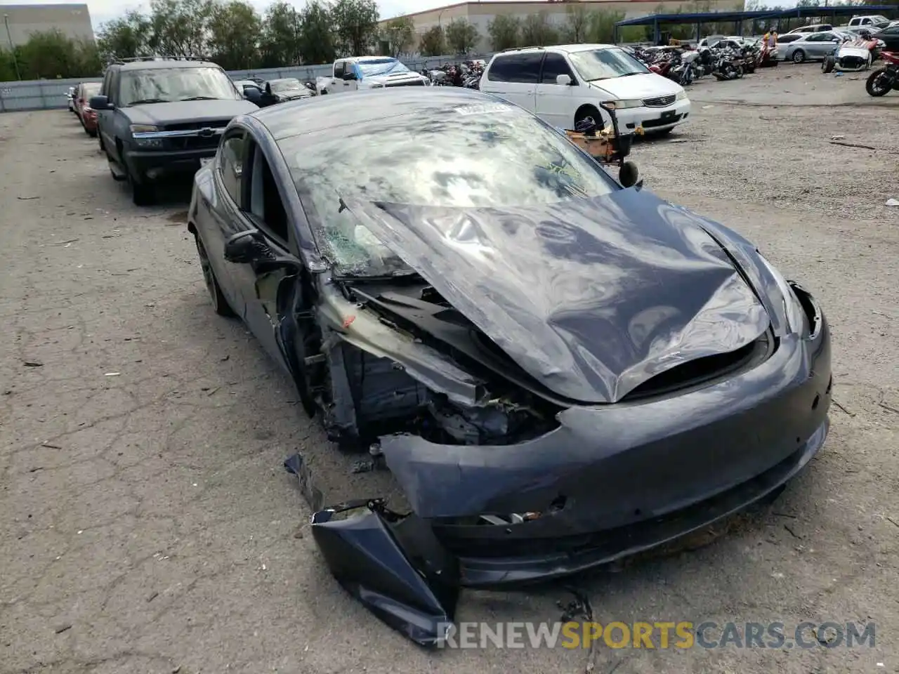 9 Photograph of a damaged car 5YJ3E1EC5NF179765 TESLA MODEL 3 2022