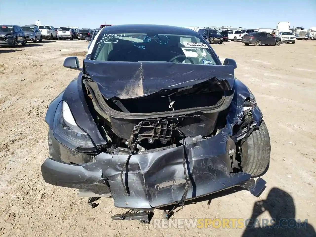 5 Photograph of a damaged car 5YJ3E1EC5NF329969 TESLA MODEL 3 2022