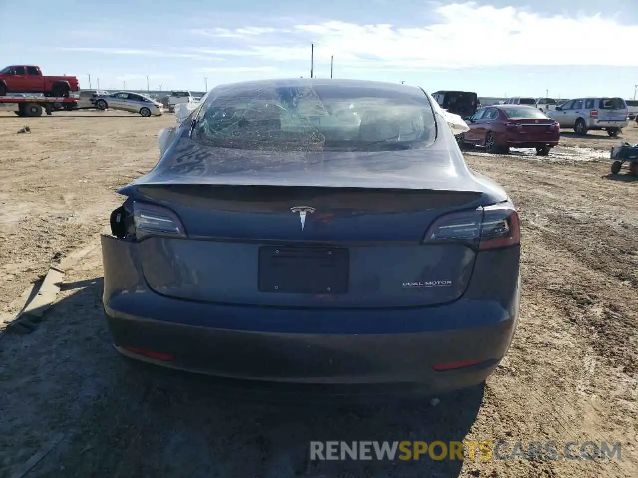 6 Photograph of a damaged car 5YJ3E1EC5NF329969 TESLA MODEL 3 2022