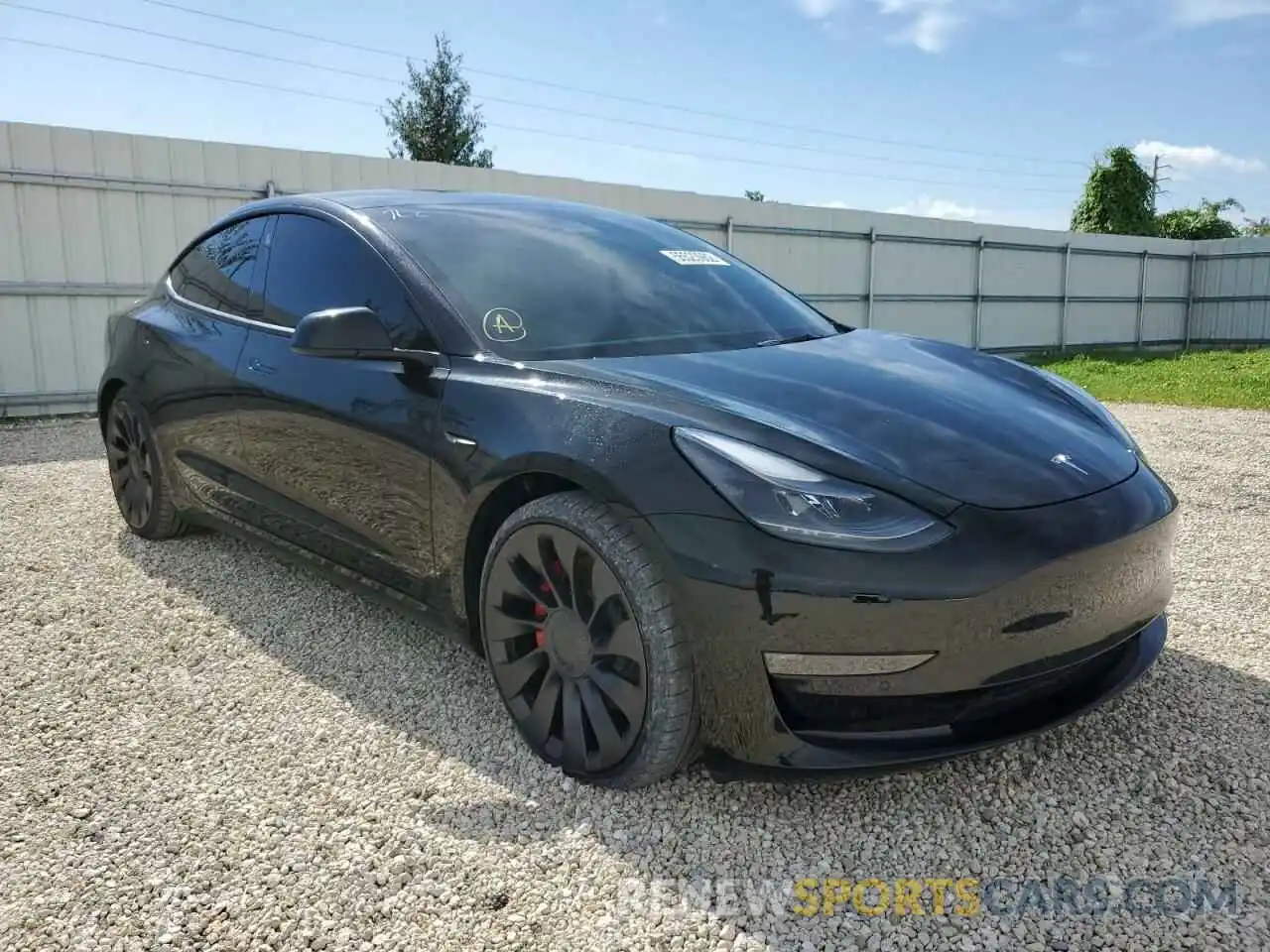 1 Фотография поврежденного автомобиля 5YJ3E1EC6NF127819 TESLA MODEL 3 2022