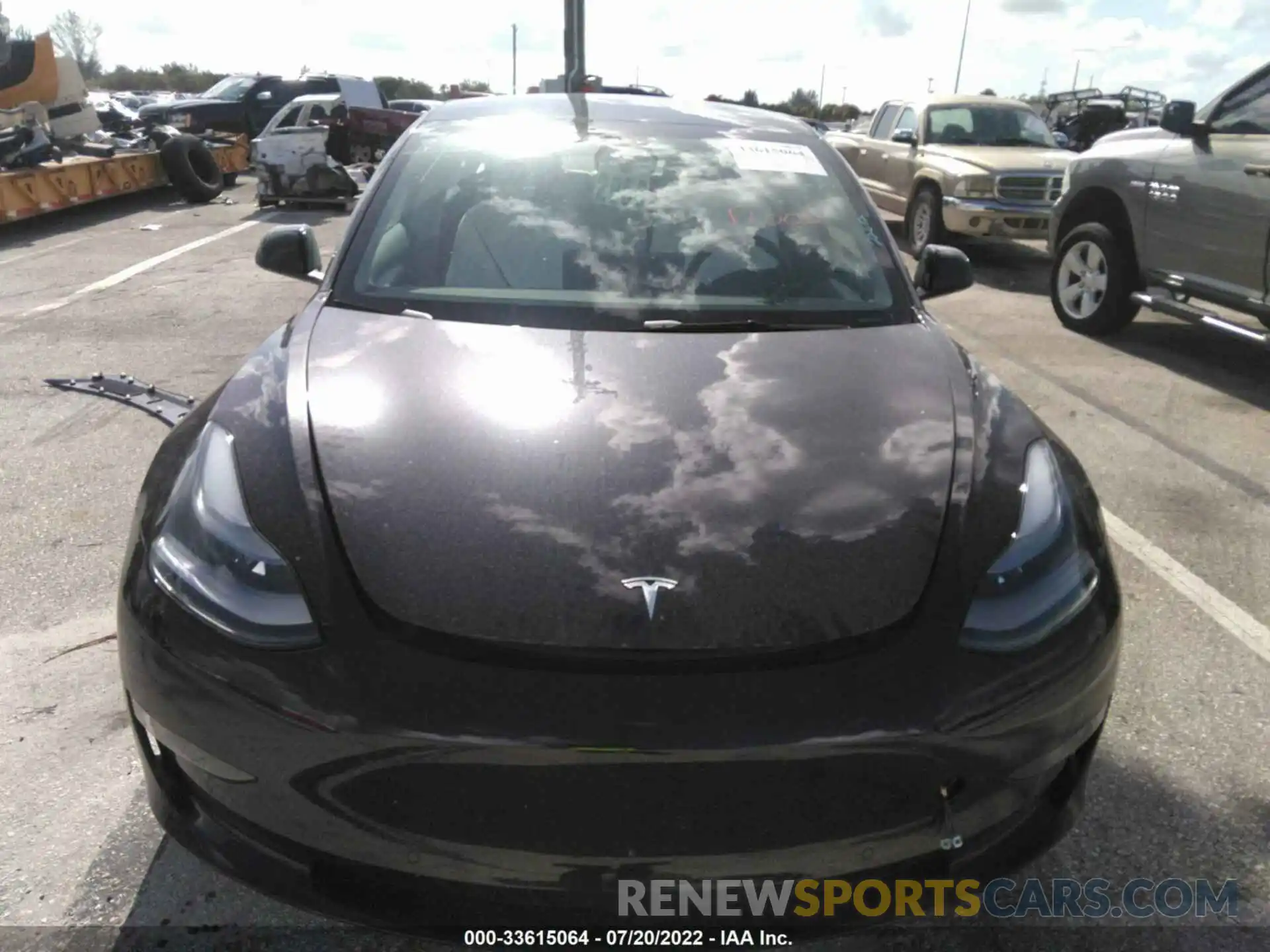 6 Photograph of a damaged car 5YJ3E1EC6NF163302 TESLA MODEL 3 2022