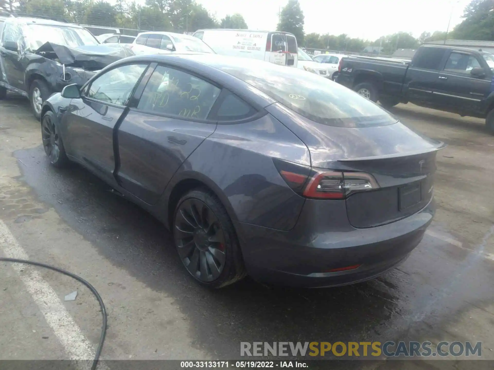 3 Фотография поврежденного автомобиля 5YJ3E1EC7NF103271 TESLA MODEL 3 2022