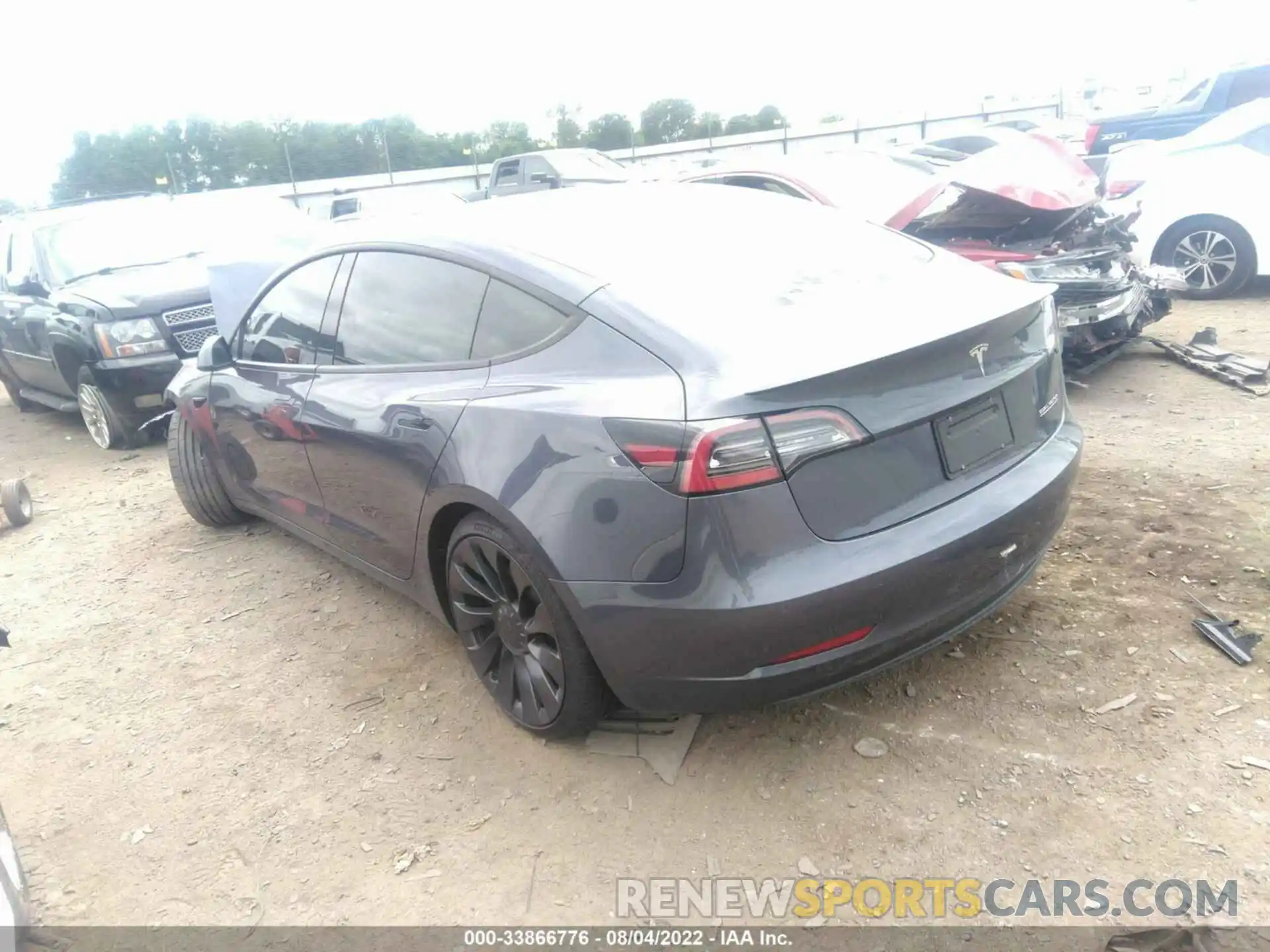 3 Фотография поврежденного автомобиля 5YJ3E1EC7NF178827 TESLA MODEL 3 2022