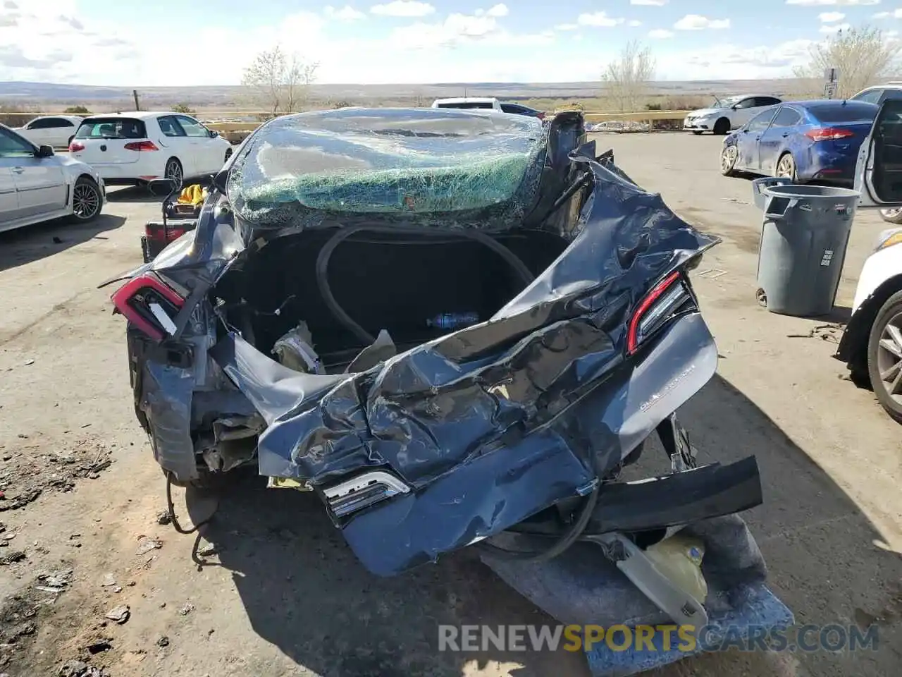 6 Photograph of a damaged car 5YJ3E1EC7NF228089 TESLA MODEL 3 2022