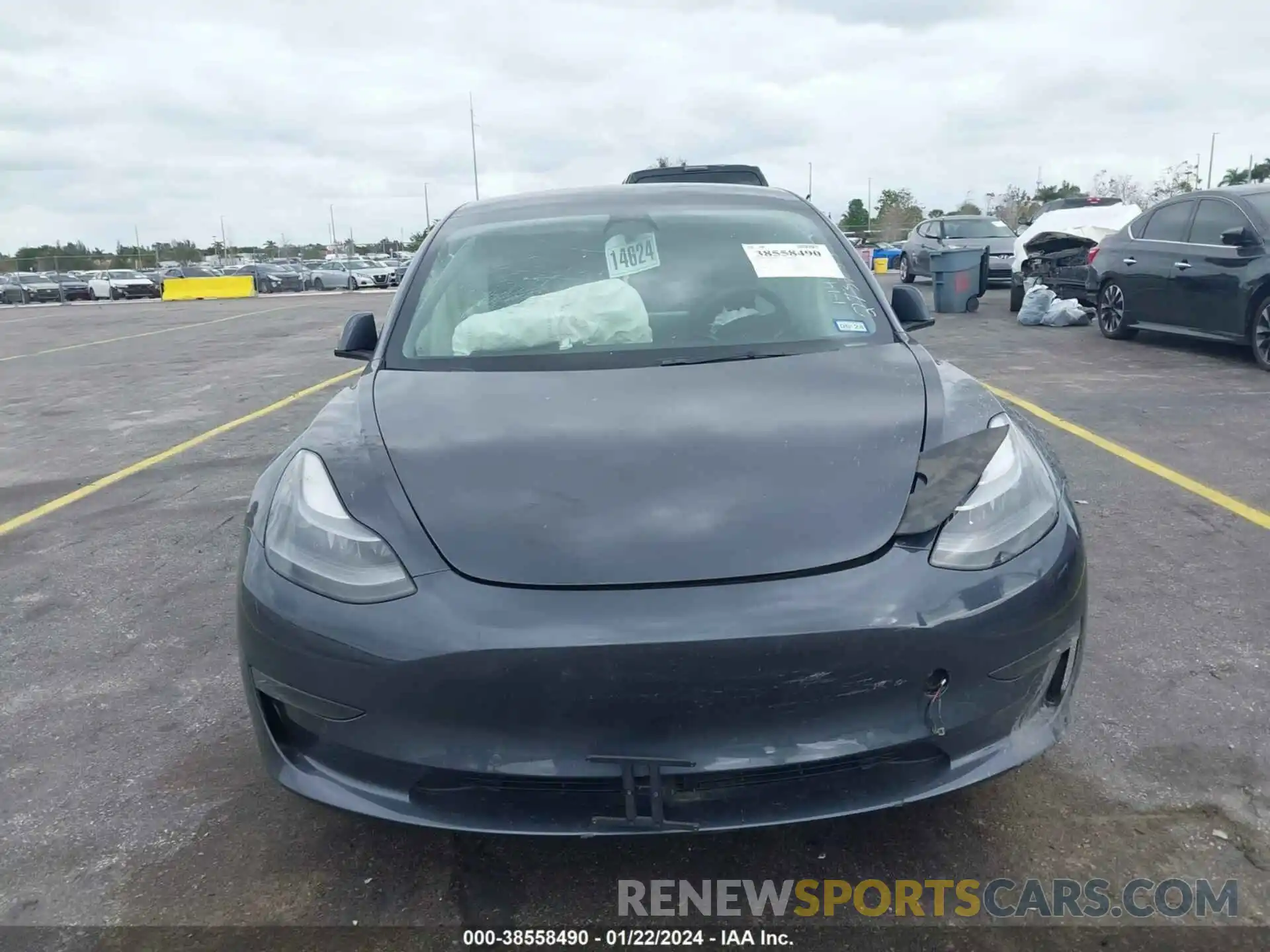 12 Photograph of a damaged car 5YJ3E1EC9NF273759 TESLA MODEL 3 2022