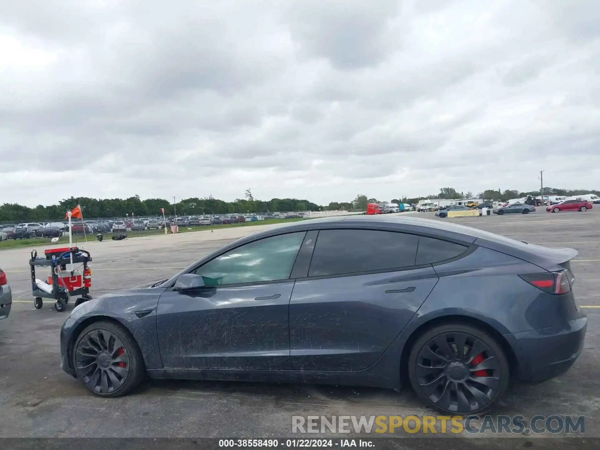 14 Photograph of a damaged car 5YJ3E1EC9NF273759 TESLA MODEL 3 2022