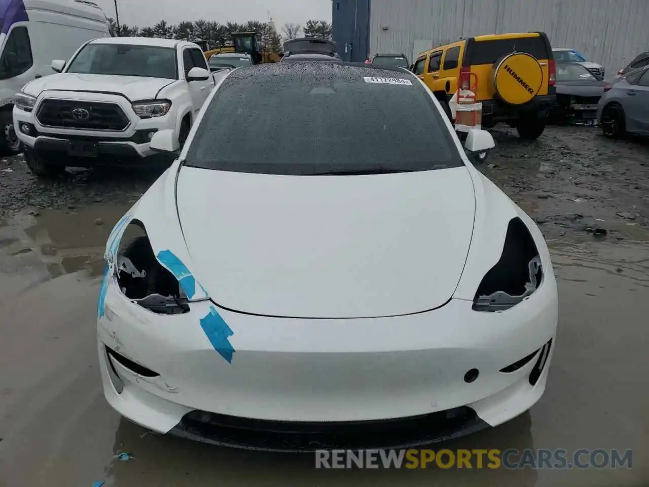 5 Фотография поврежденного автомобиля 5YJ3E1EC9NF335824 TESLA MODEL 3 2022