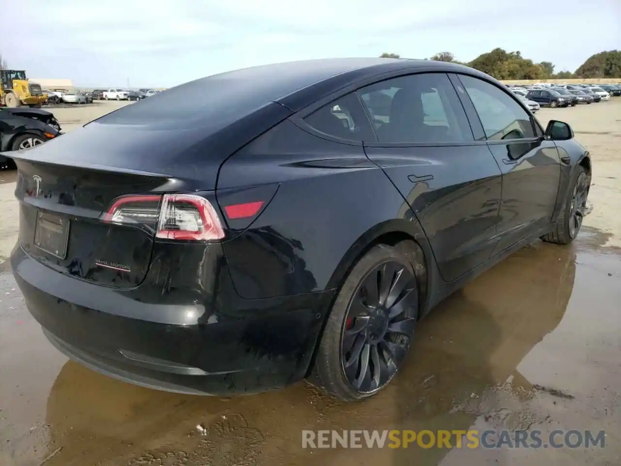 3 Photograph of a damaged car 5YJ3E1ECXNF237398 TESLA MODEL 3 2022