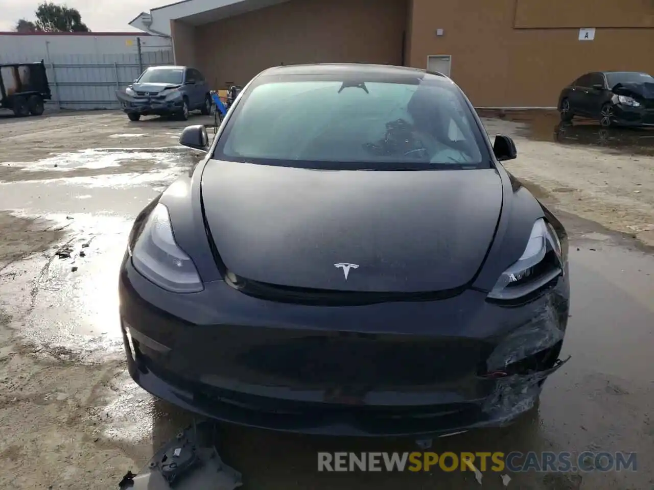 5 Photograph of a damaged car 5YJ3E1ECXNF237398 TESLA MODEL 3 2022