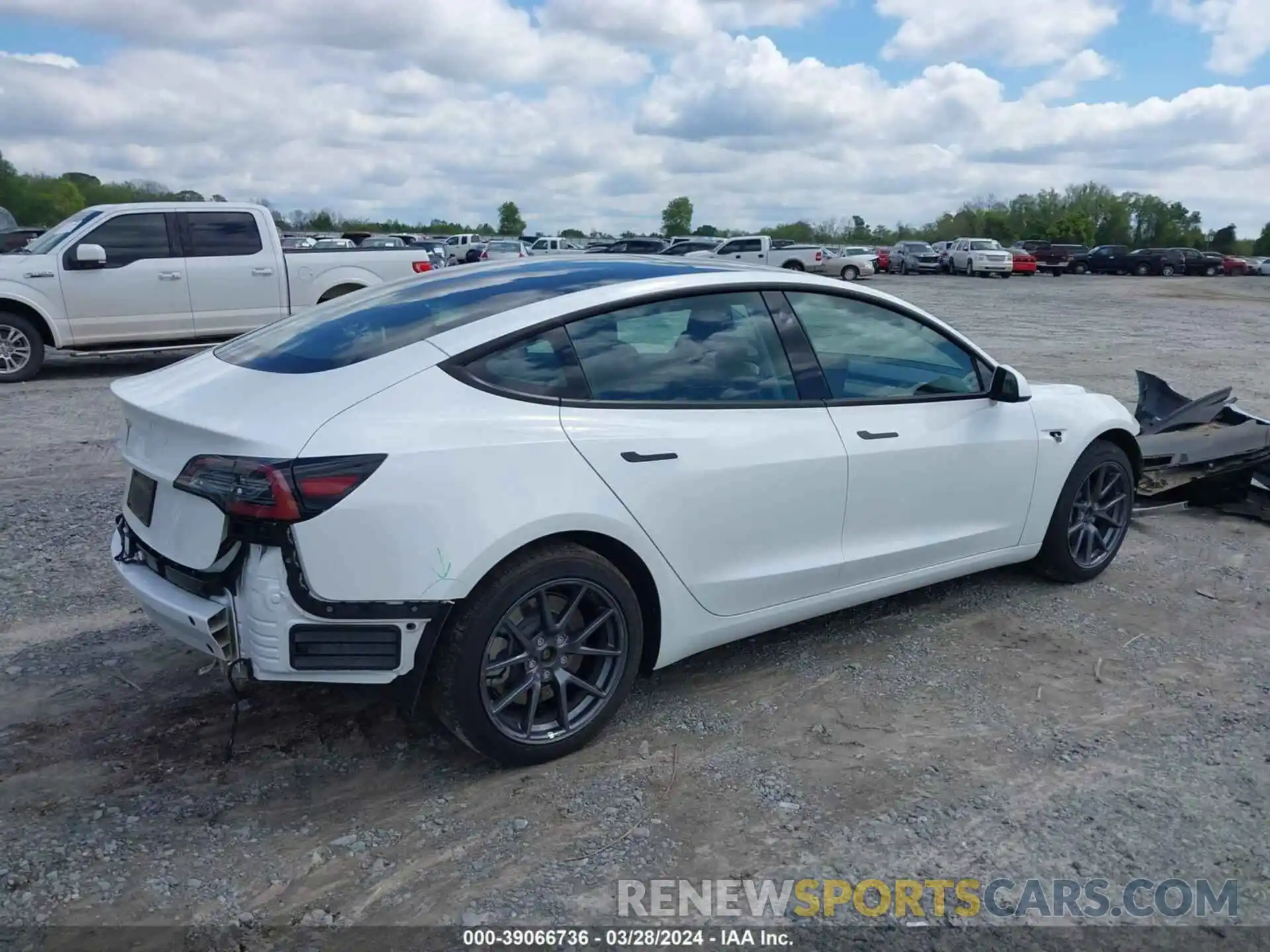 4 Photograph of a damaged car 5YJ3E1EA0PF406572 TESLA MODEL 3 2023