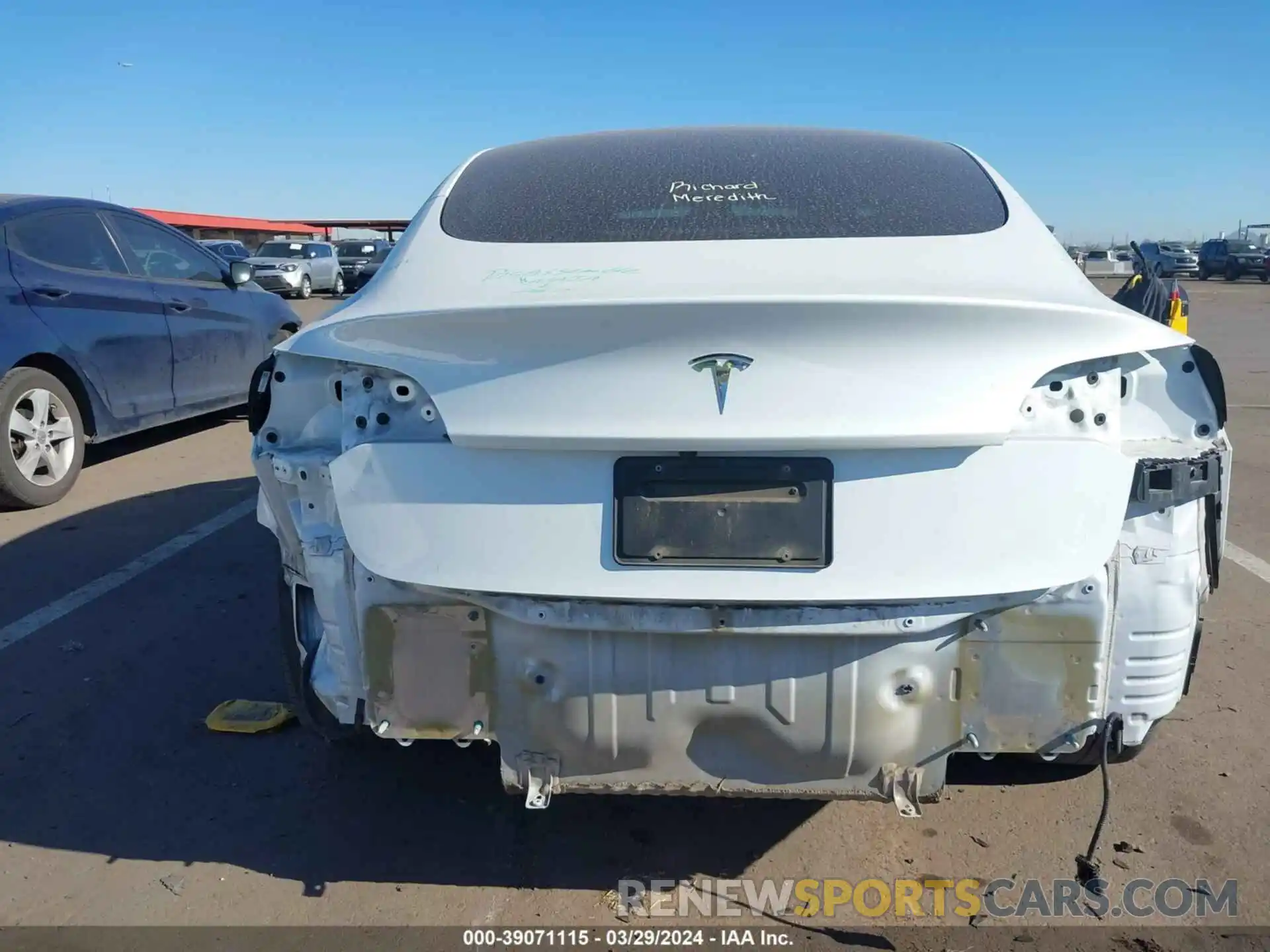 15 Photograph of a damaged car 5YJ3E1EA0PF411903 TESLA MODEL 3 2023